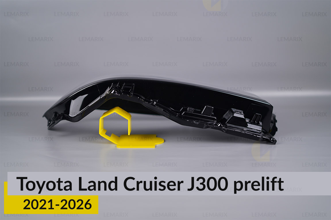 Скло фари Toyota Land Cruiser J300 (2021-2026) дорест праве