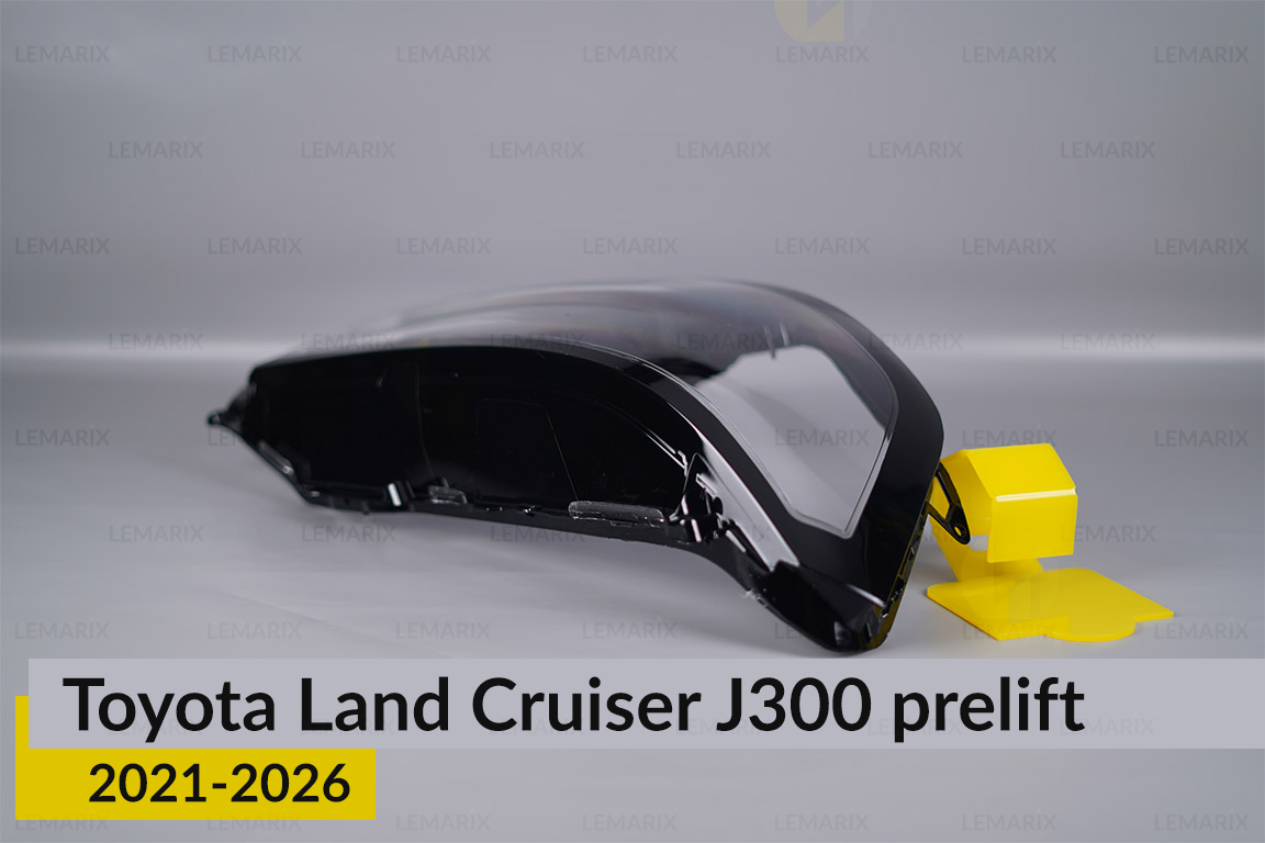 Скло фари Toyota Land Cruiser J300 (2021-2026) дорест праве