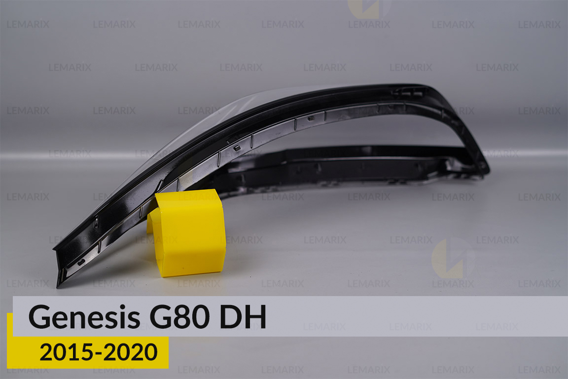 Стекло фары Genesis G80 DH (2015-2020) левое