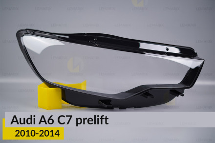 Скло фари Audi A6 C7 (2010-2014) дорест праве