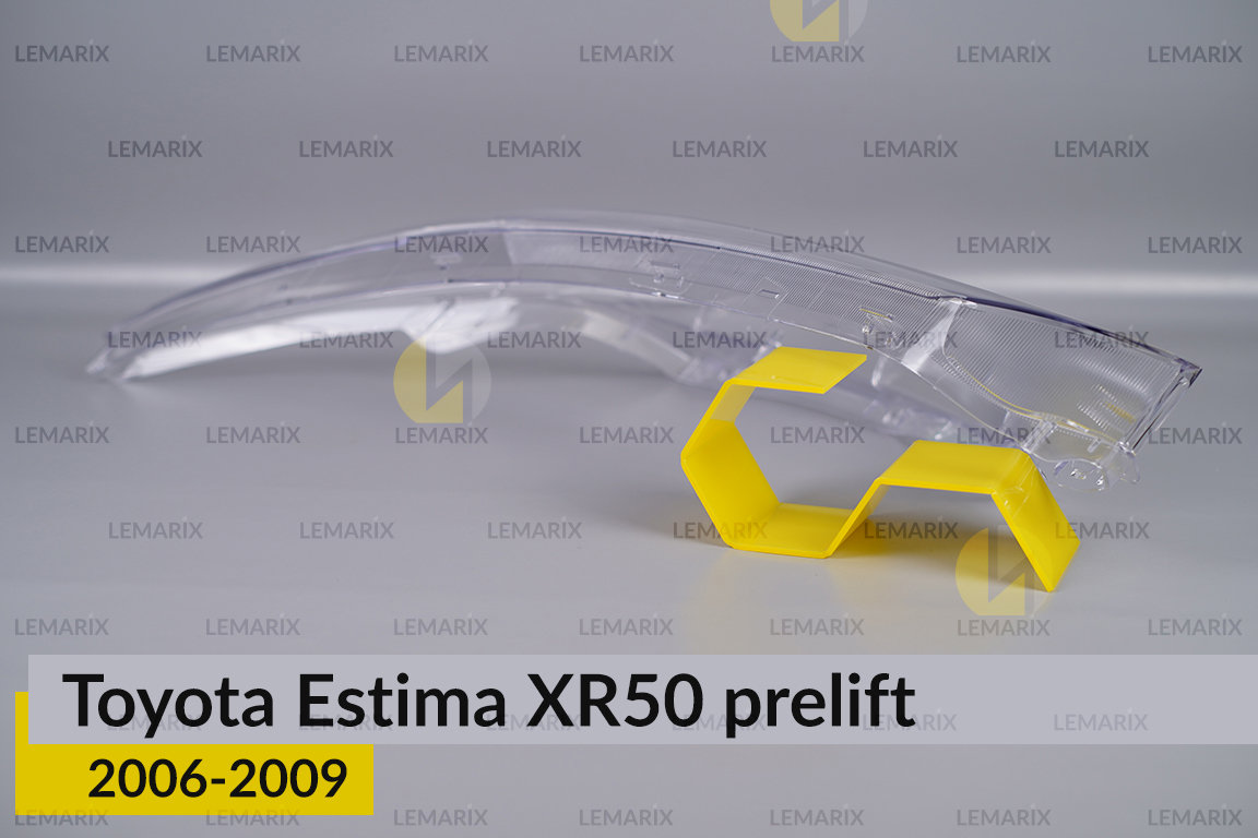 Скло фари Toyota Estima XR50 (2006-2009) дорест ліве