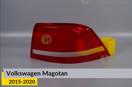 Стекло заднего фонаря внешнее в крыле VW Volkswagen Magotan (2015-2020) правое