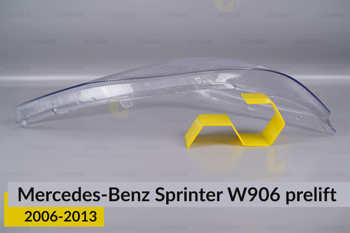 Скло фари Mercedes-Benz Sprinter W906 (2006-2013) дорест праве