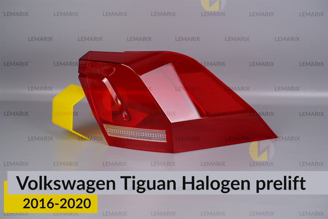 Стекло заднего фонаря внешнее в крыле VW Volkswagen Tiguan Halogen (2016-2020) дорест правое