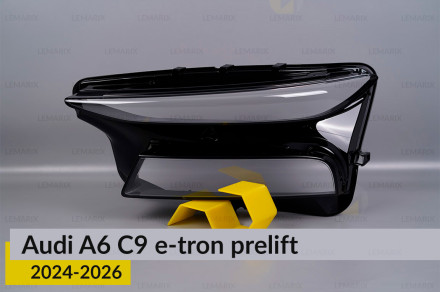 Скло фари Audi A6 C9 e‑tron (2024-2026) дорест ліве