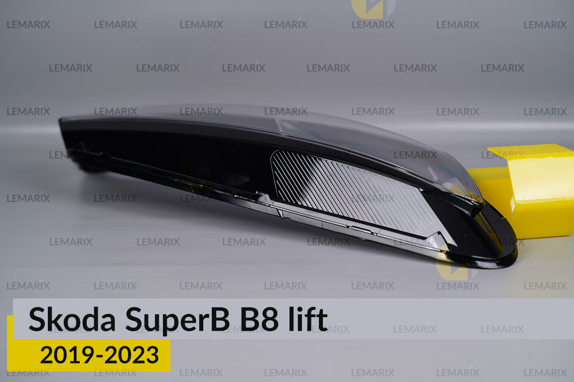 Скло фари Skoda SuperB B8 China (2019-2023) рест праве
