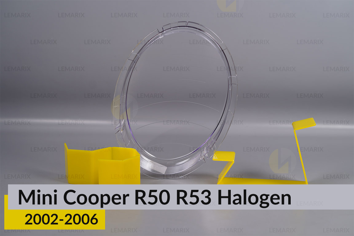 Скло фари Mini Cooper R50 R53 Halogen (2002-2006) праве