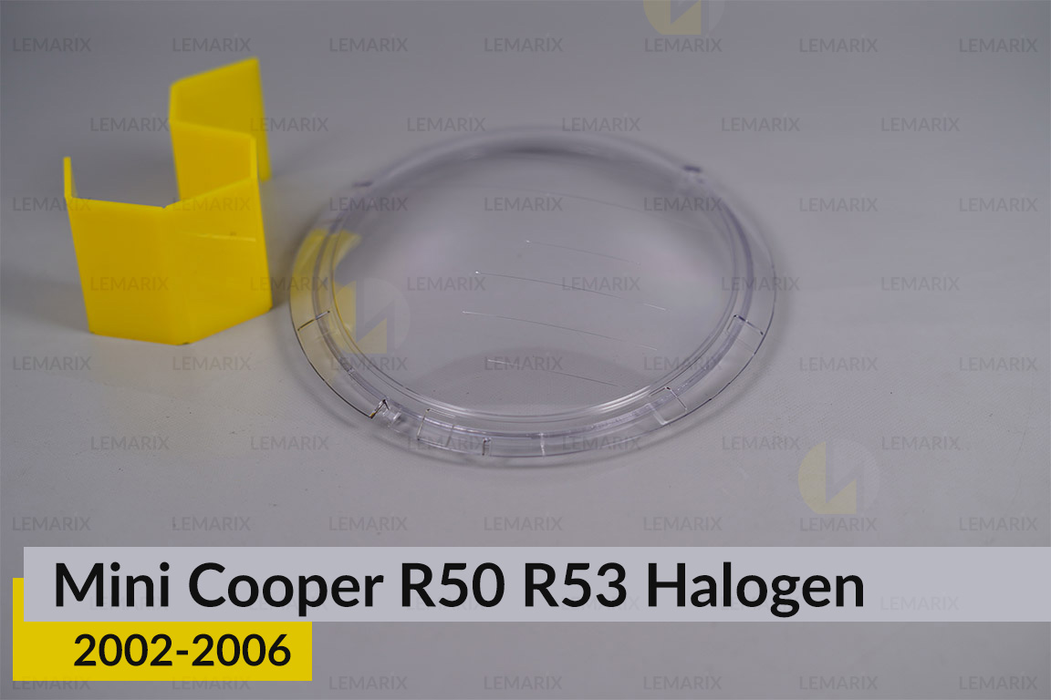 Скло фари Mini Cooper R50 R53 Halogen (2002-2006) праве