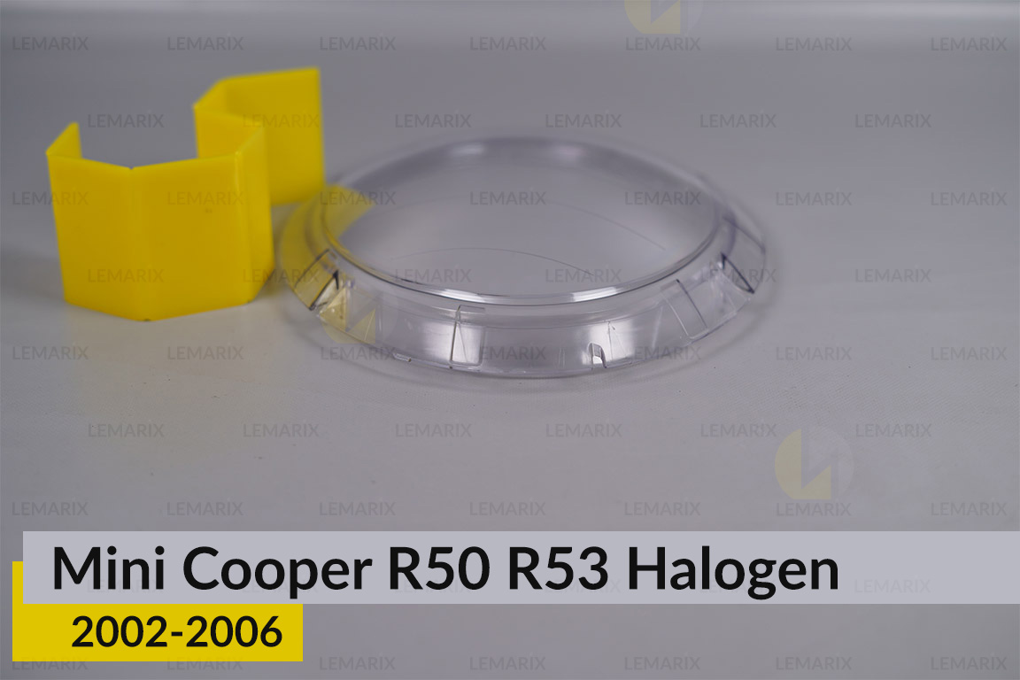 Скло фари Mini Cooper R50 R53 Halogen (2002-2006) праве