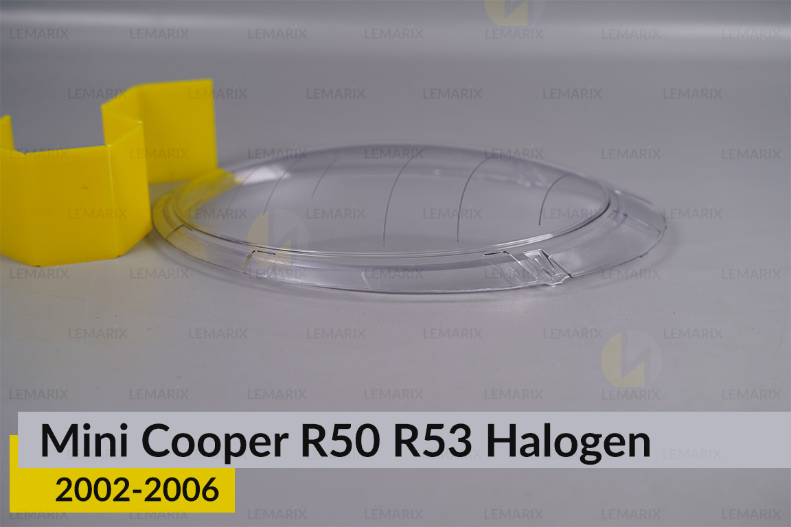 Скло фари Mini Cooper R50 R53 Halogen (2002-2006) праве