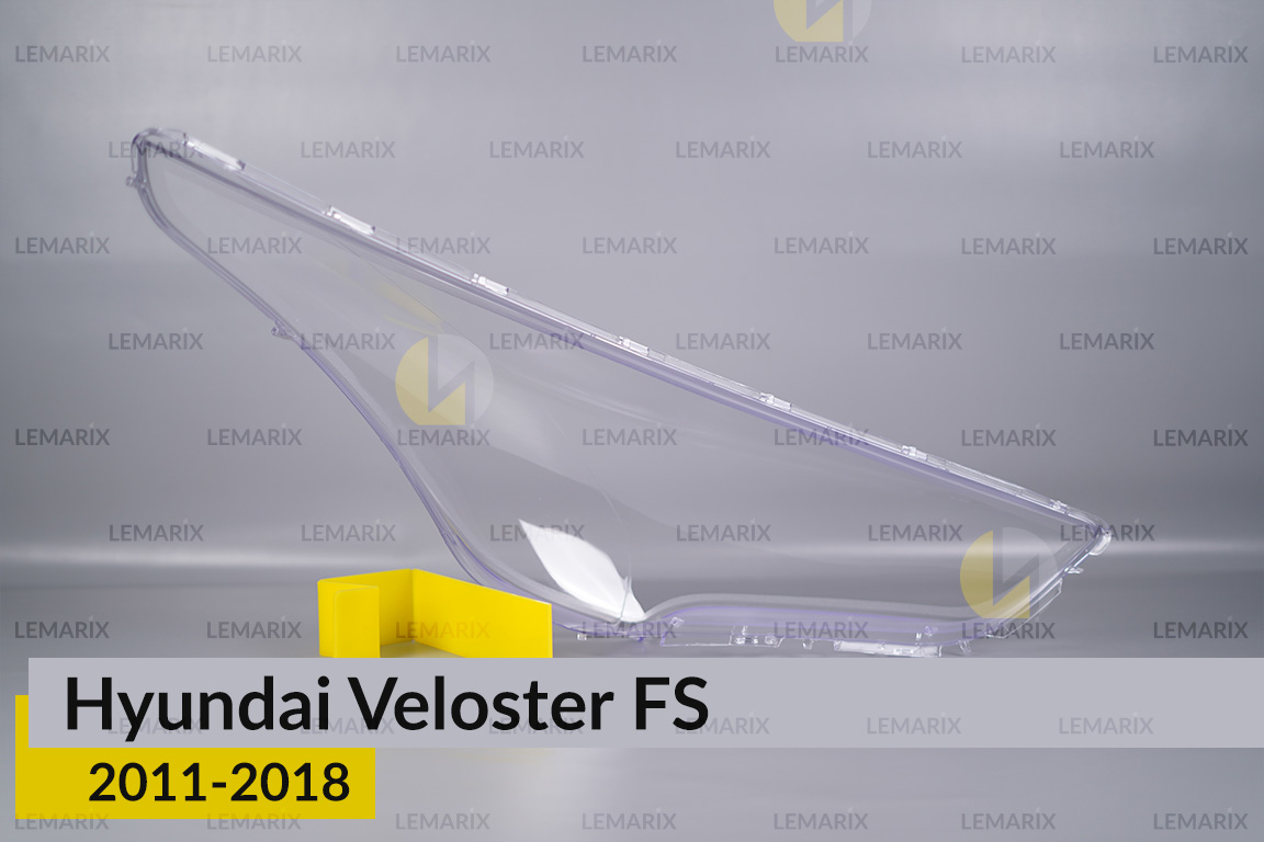 Стекло фары Hyundai Veloster FS (2011-2018) левое