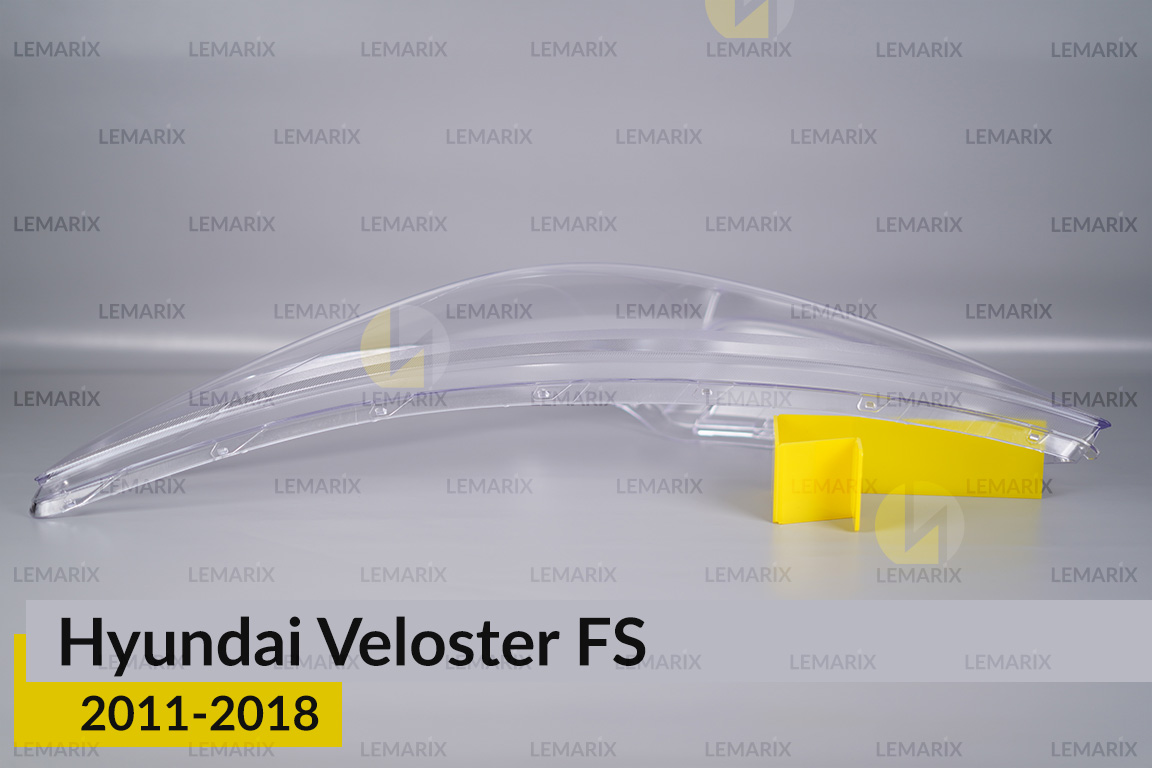 Стекло фары Hyundai Veloster FS (2011-2018) левое