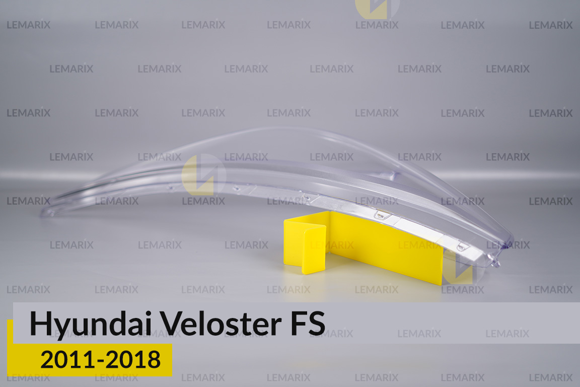 Стекло фары Hyundai Veloster FS (2011-2018) левое