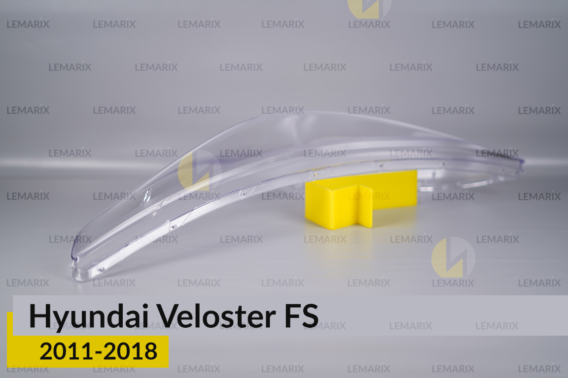 Стекло фары Hyundai Veloster FS (2011-2018) левое