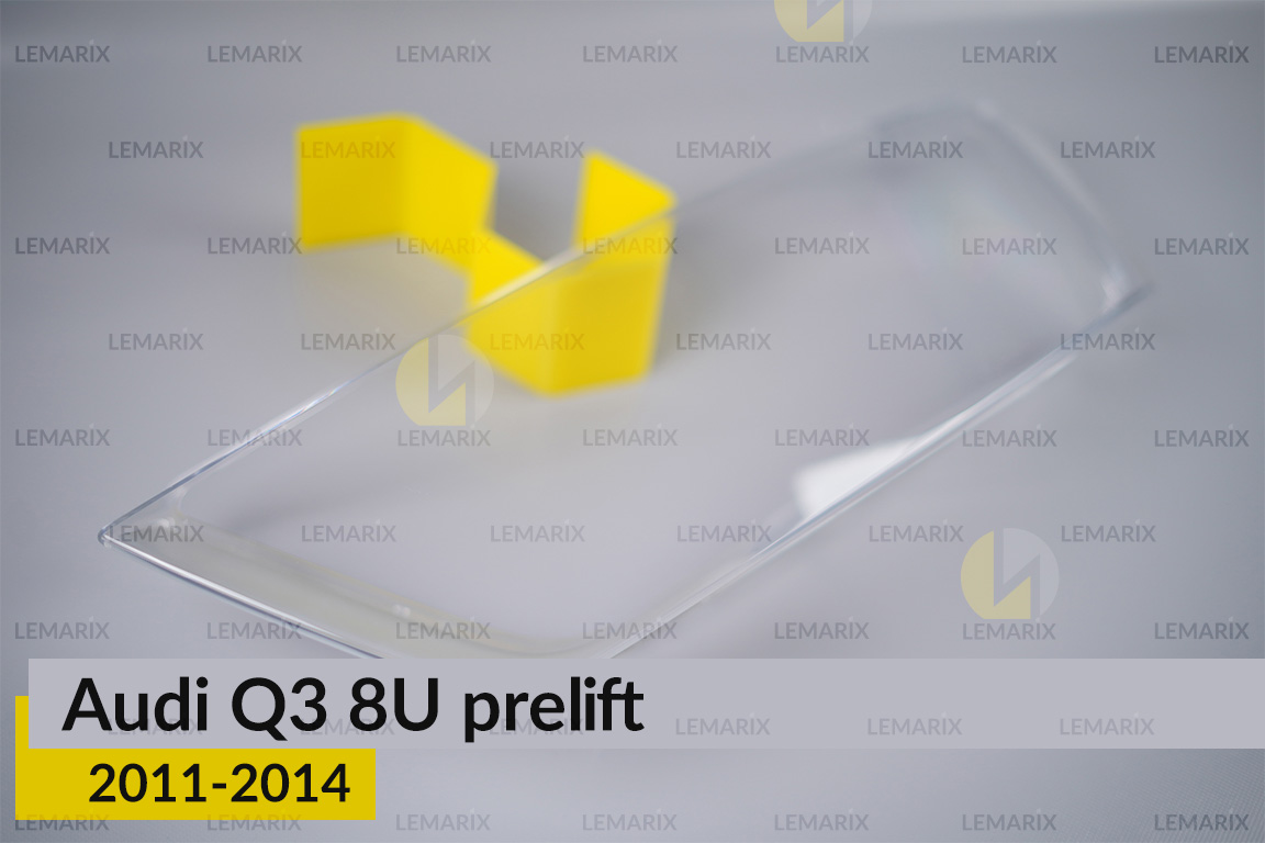 Скло фари Audi Q3 8U (2011-2014) дорест ліве