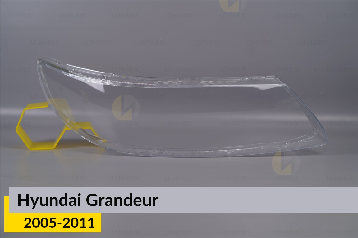 Стекло фары Hyundai Grandeur (2005-2011) правое