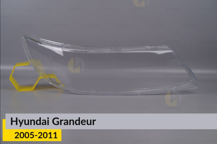 Стекло фары Hyundai Grandeur (2005-2011) правое