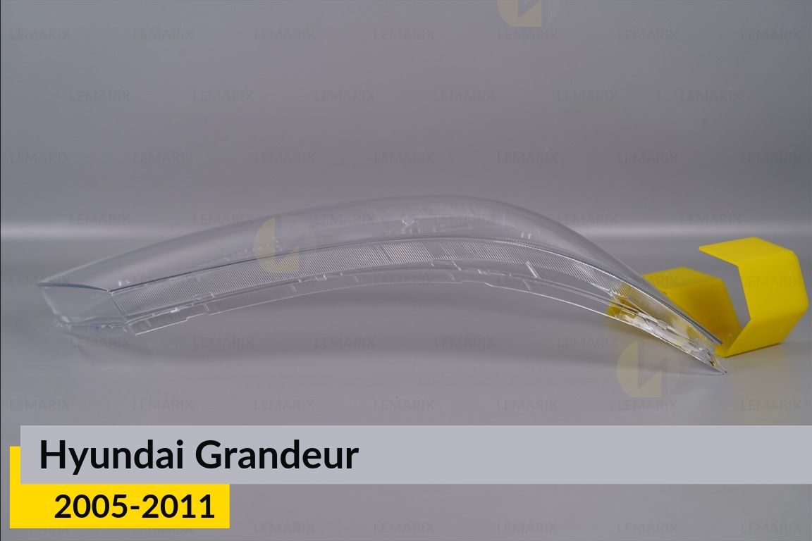 Стекло фары Hyundai Grandeur (2005-2011) правое