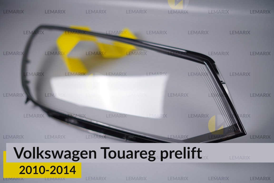 Стекло фары VW Volkswagen Touareg (2010-2014) дорест правое