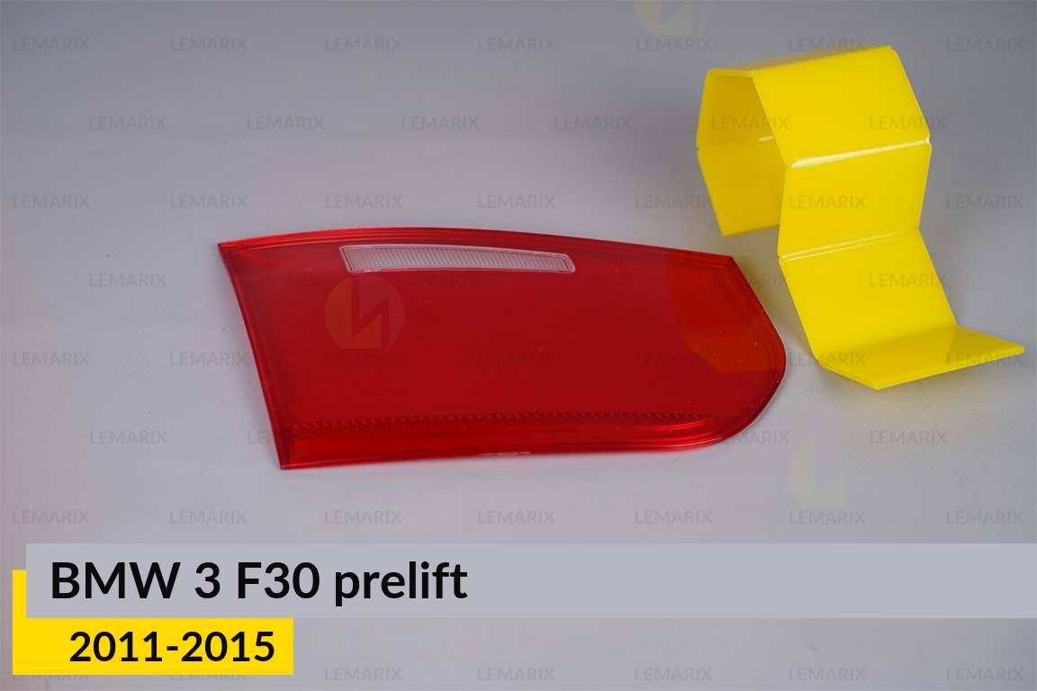 Скло заднього ліхтаря внутрішнє в кришці багажника BMW 3 F30 (2011-2015) дорест ліве