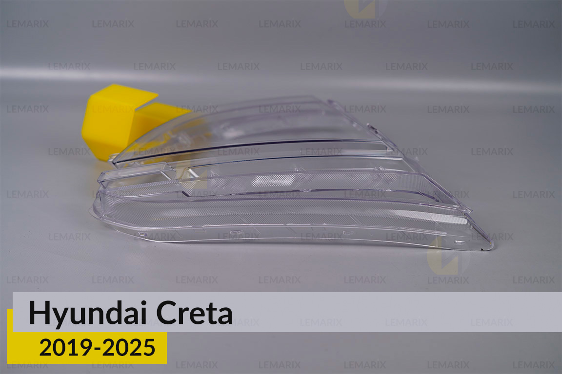 Скло фари Hyundai Creta (2019-2026) праве
