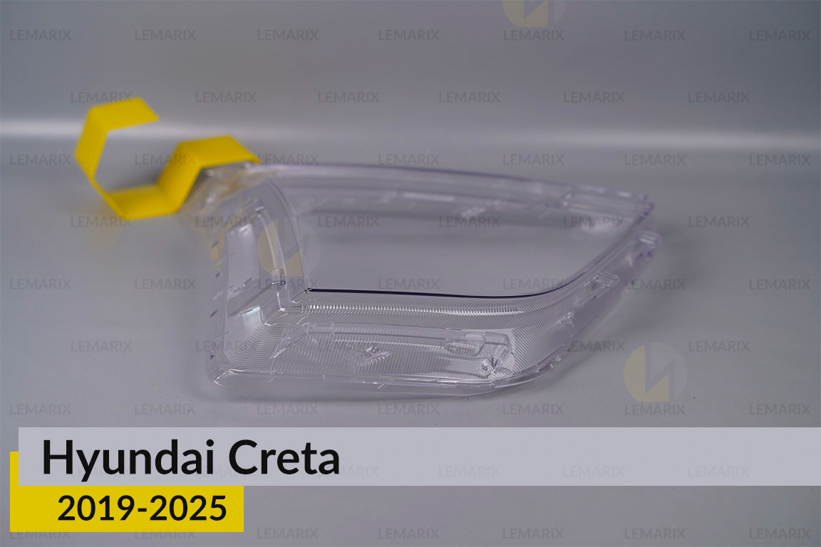 Скло фари Hyundai Creta (2019-2026) праве
