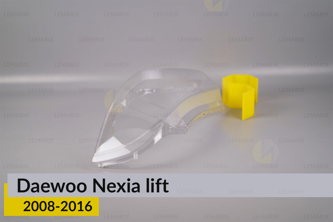 Стекло фары Daewoo Nexia (2008-2016) рест левое