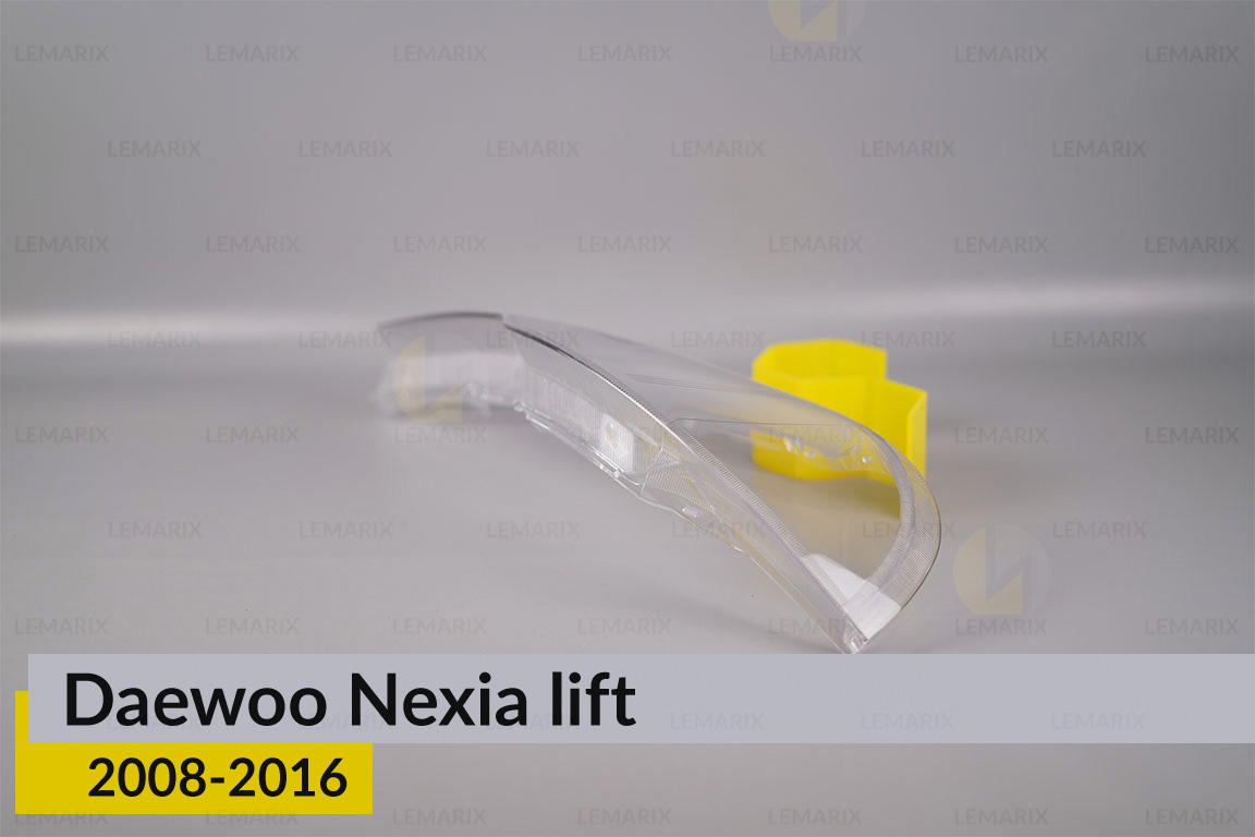 Стекло фары Daewoo Nexia (2008-2016) рест левое