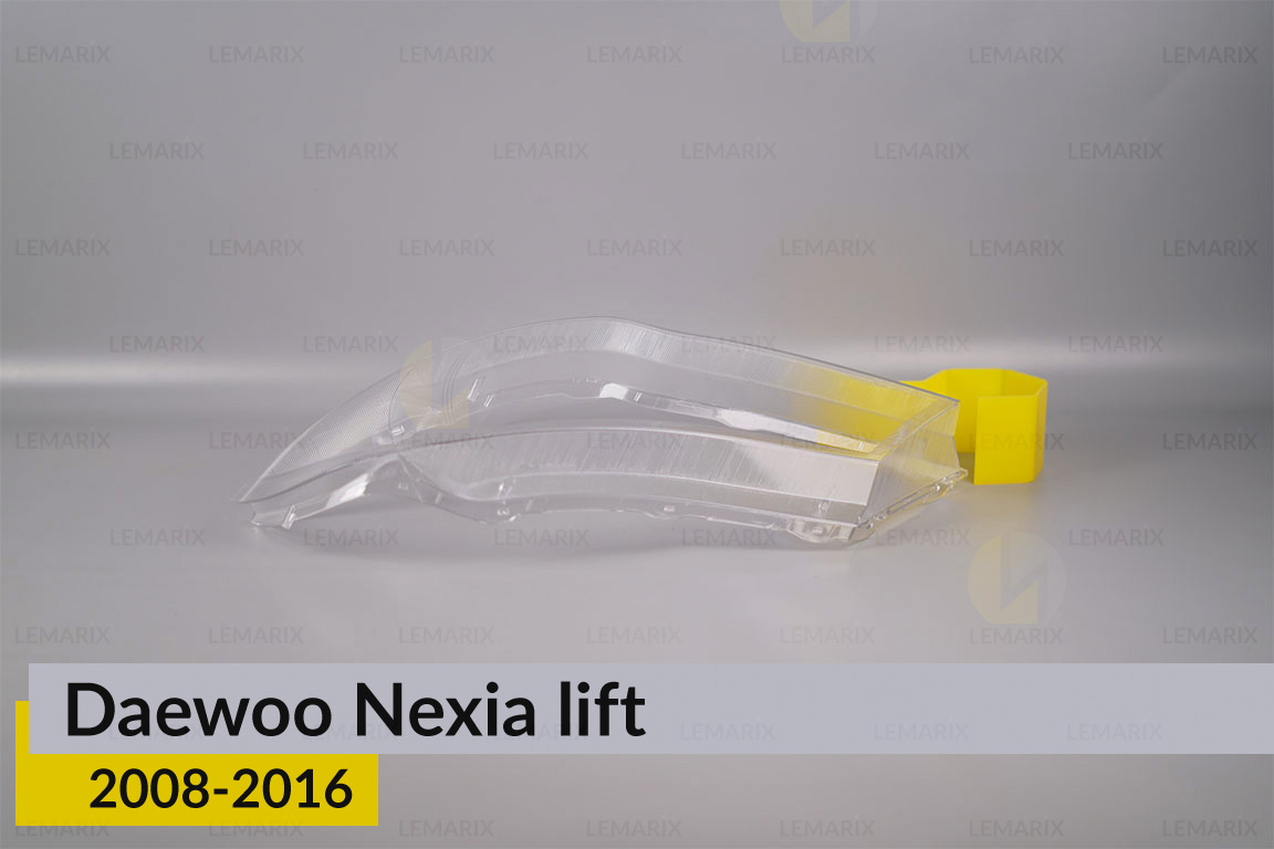 Стекло фары Daewoo Nexia (2008-2016) рест левое