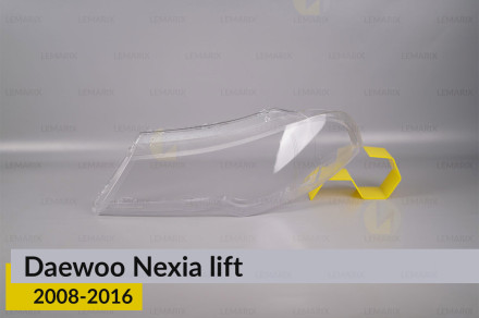 Стекло фары Daewoo Nexia (2008-2016) рест левое