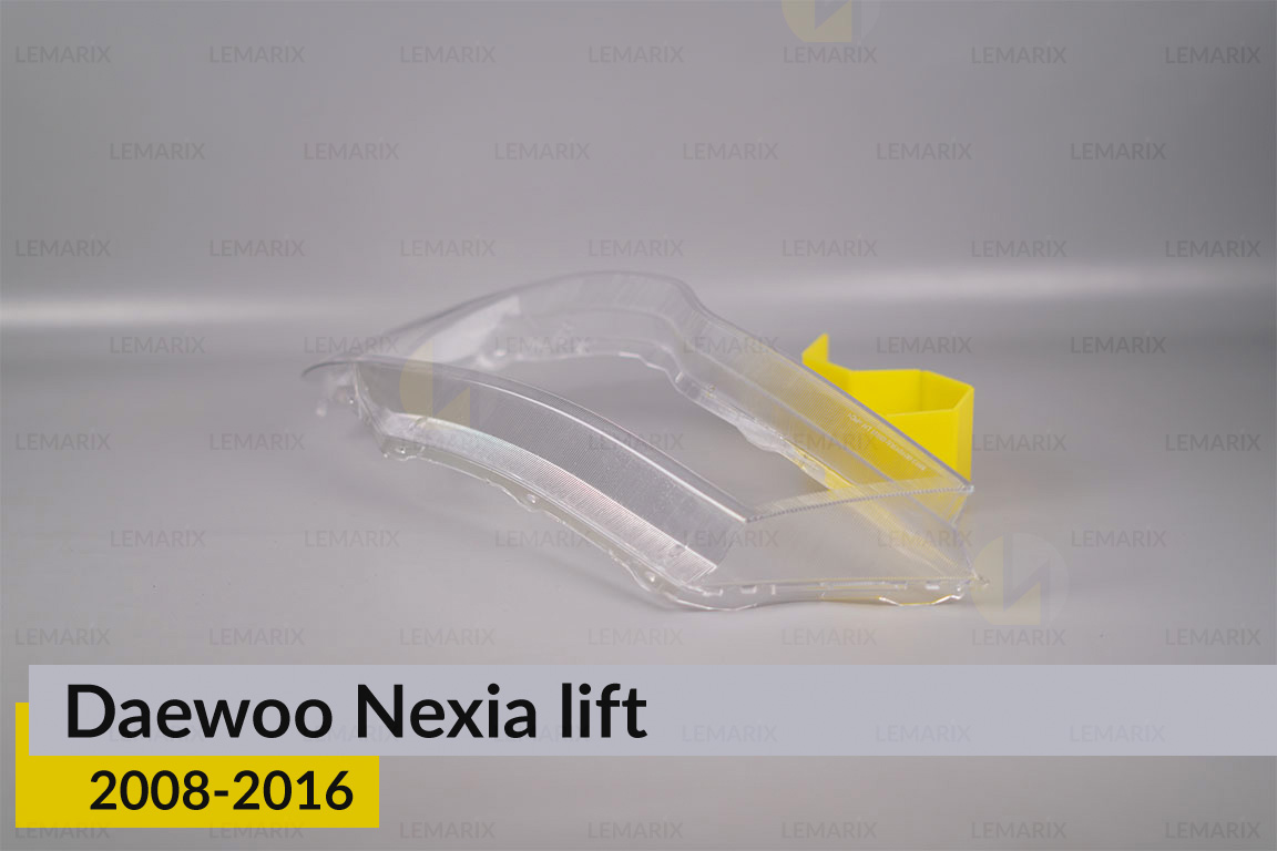 Стекло фары Daewoo Nexia (2008-2016) рест левое
