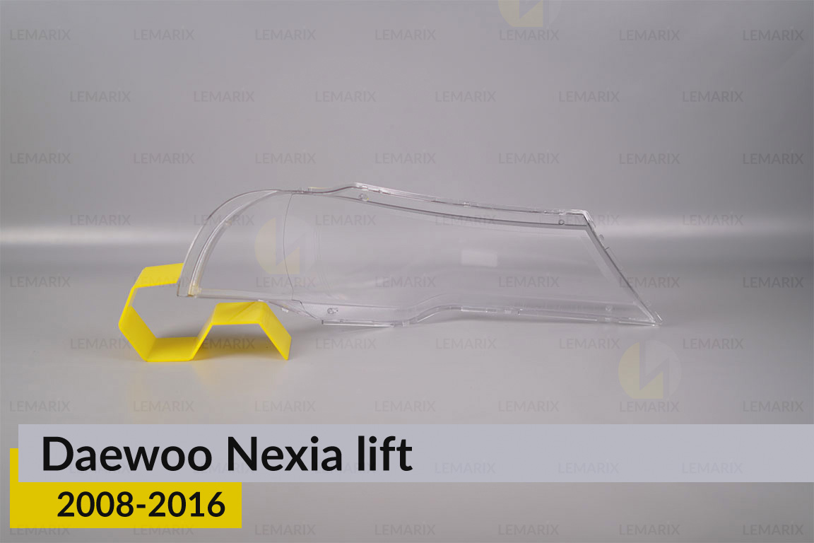 Стекло фары Daewoo Nexia (2008-2016) рест левое