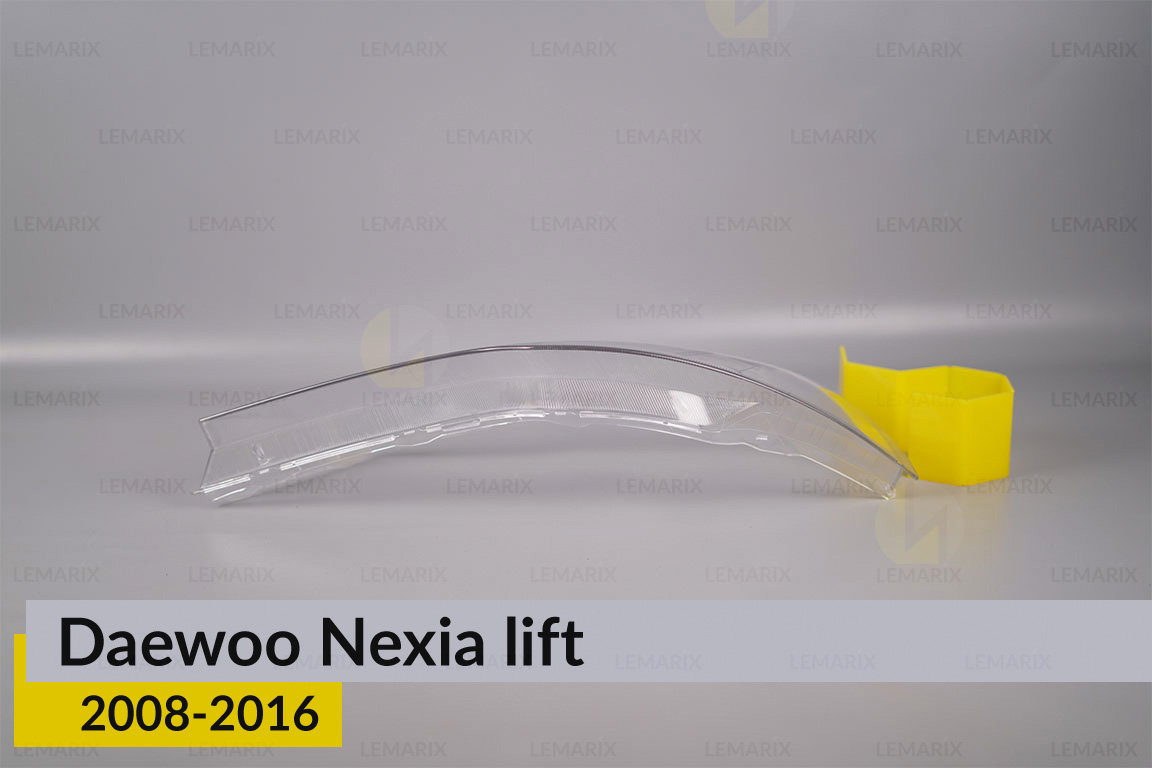 Стекло фары Daewoo Nexia (2008-2016) рест левое