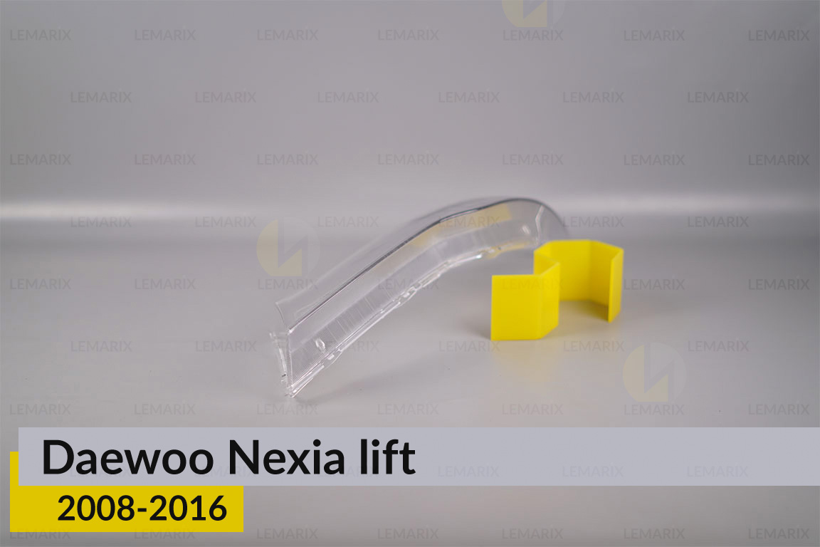 Стекло фары Daewoo Nexia (2008-2016) рест левое