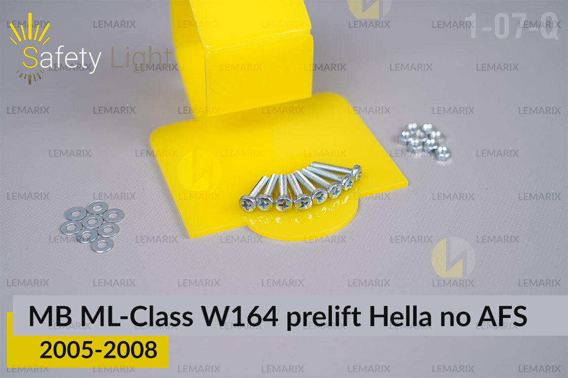 Переходная рамка для Mercedes-Benz ML-Class W164 Hella no AFS (2005-2008) дорест