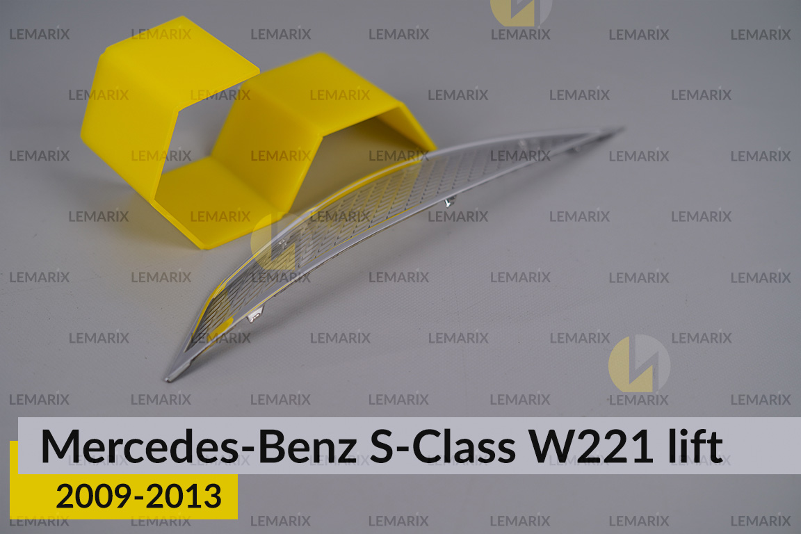 Хромированный отражатель Mercedes-Benz S-Class W221 (2009-2013) рест левый