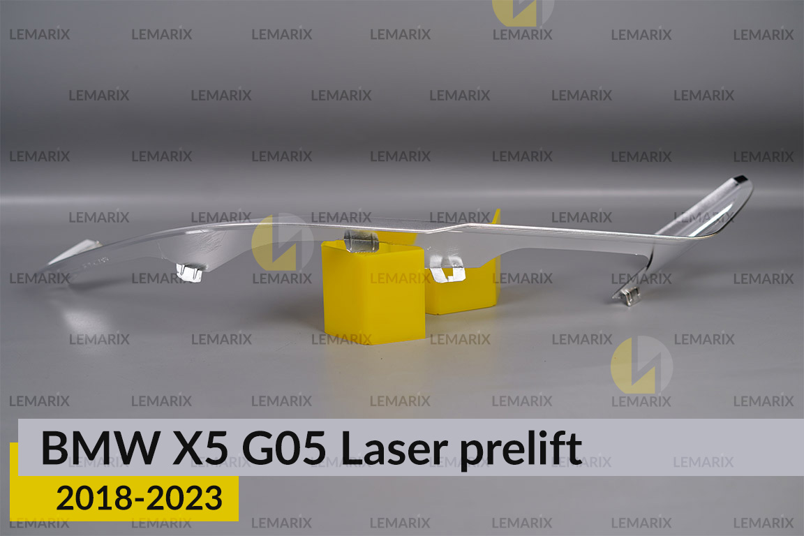 Хромована декоративна маска нижня BMW X5 G05 Laser (2018-2023) дорест права
