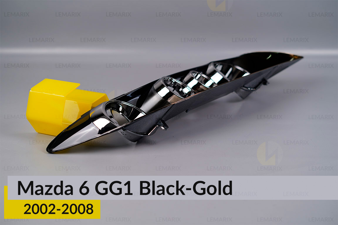 Декоративна маска Mazda 6 GG1 Black-Gold (2002-2008) права