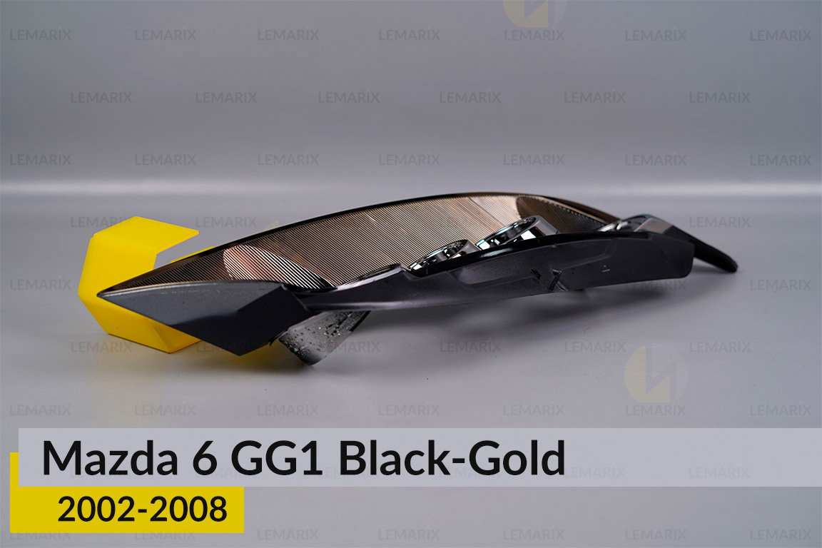 Декоративна маска Mazda 6 GG1 Black-Gold (2002-2008) права