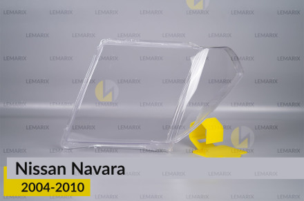 Скло фари Nissan Navara (2004-2010) дорест ліве