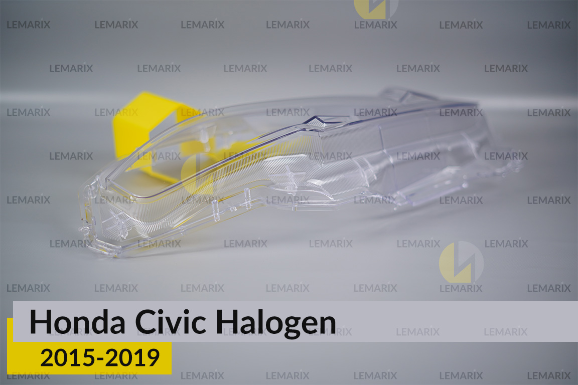 Стекло фары Honda Civic Halogen (2015-2019) левое