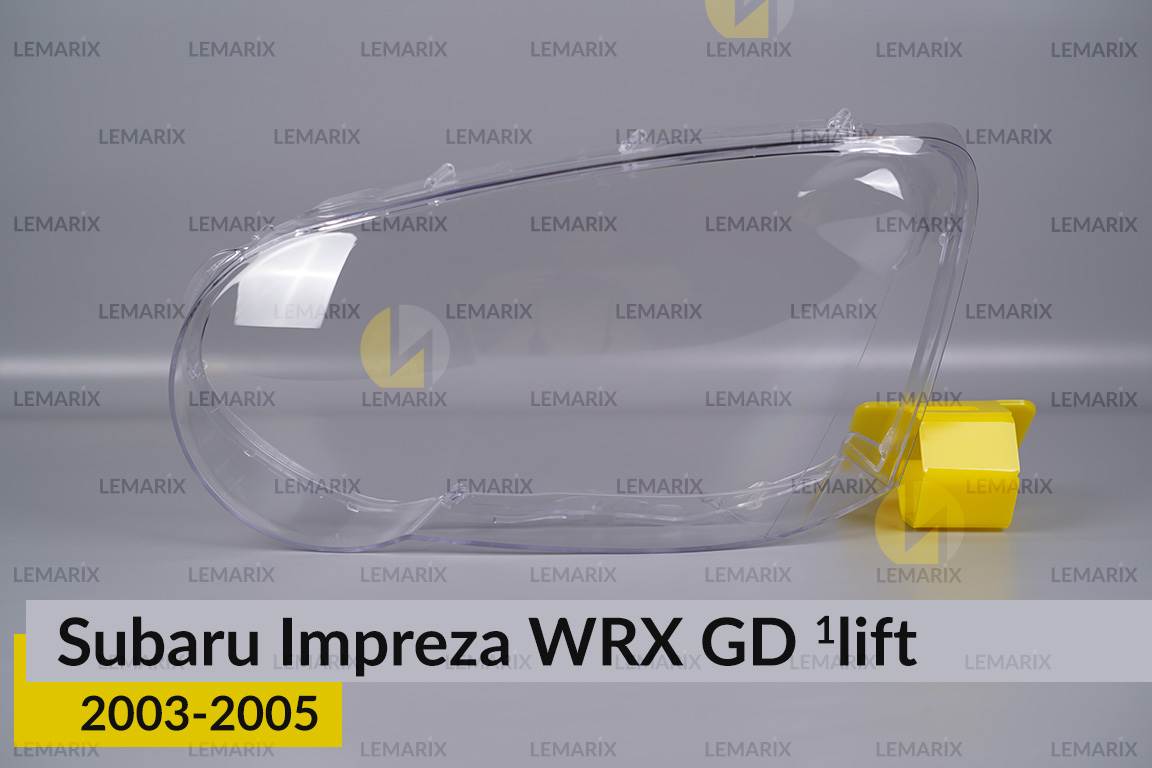 Стекло фары Subaru Impreza WRX GD (2003-2005) 1 рест левое