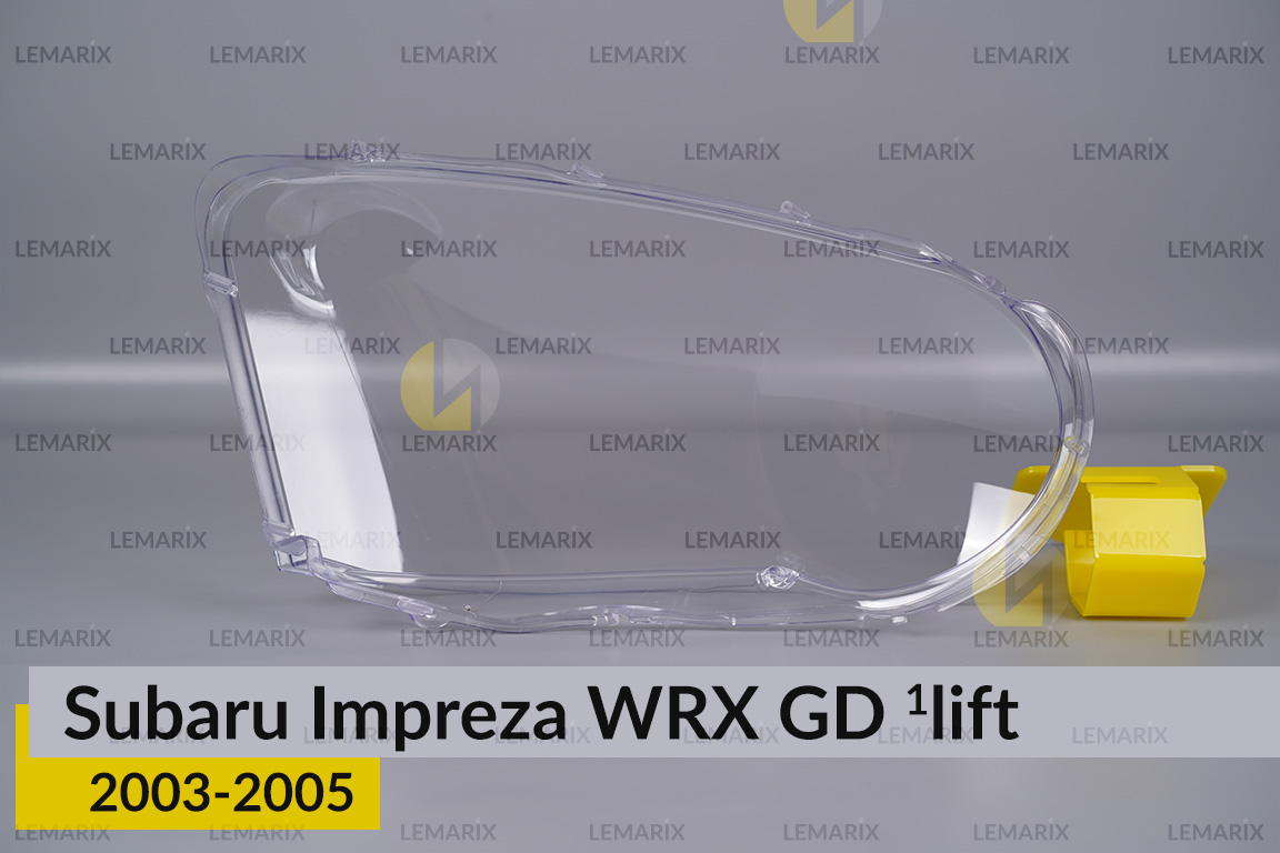 Стекло фары Subaru Impreza WRX GD (2003-2005) 1 рест левое