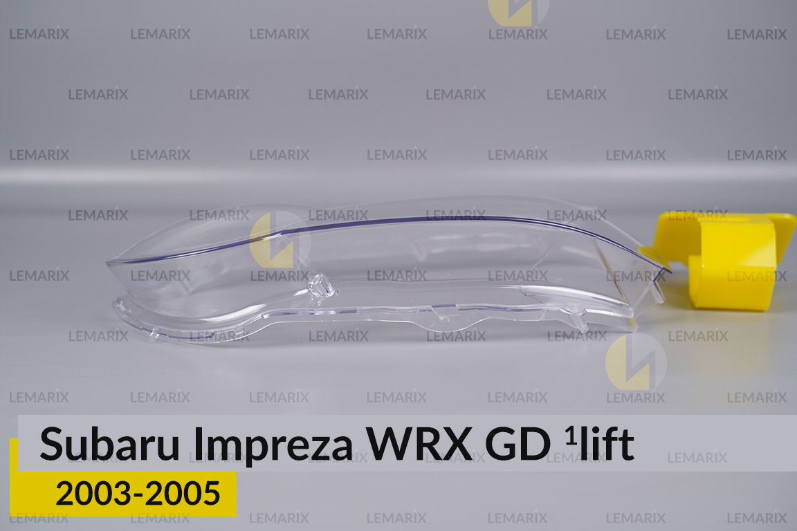 Стекло фары Subaru Impreza WRX GD (2003-2005) 1 рест левое