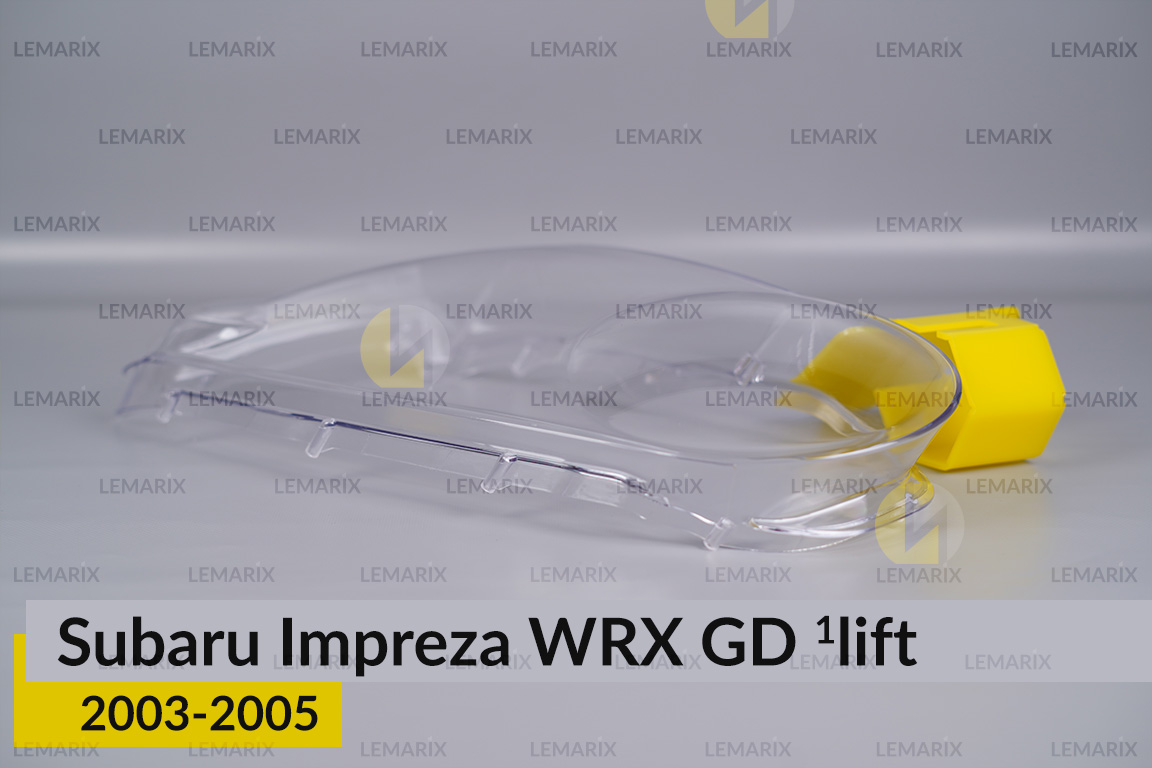 Стекло фары Subaru Impreza WRX GD (2003-2005) 1 рест левое