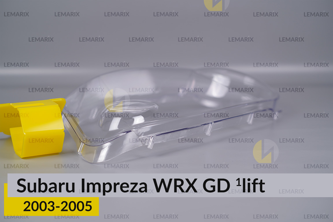 Стекло фары Subaru Impreza WRX GD (2003-2005) 1 рест левое