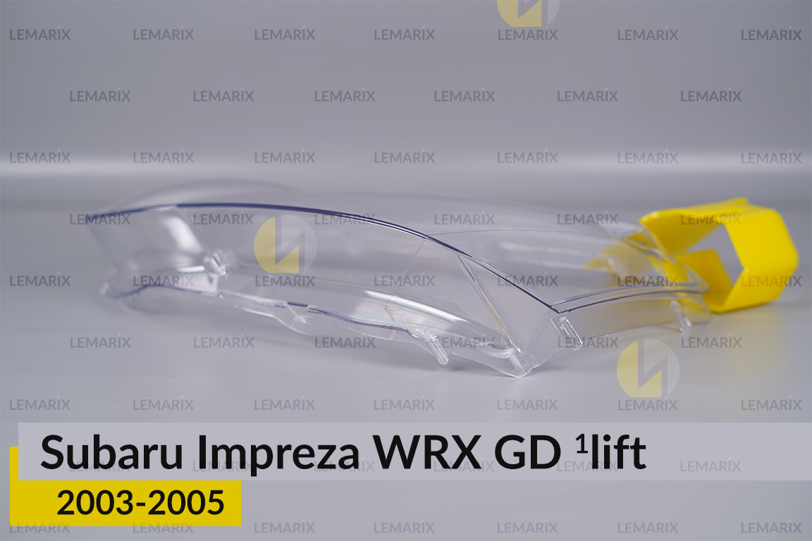 Стекло фары Subaru Impreza WRX GD (2003-2005) 1 рест левое