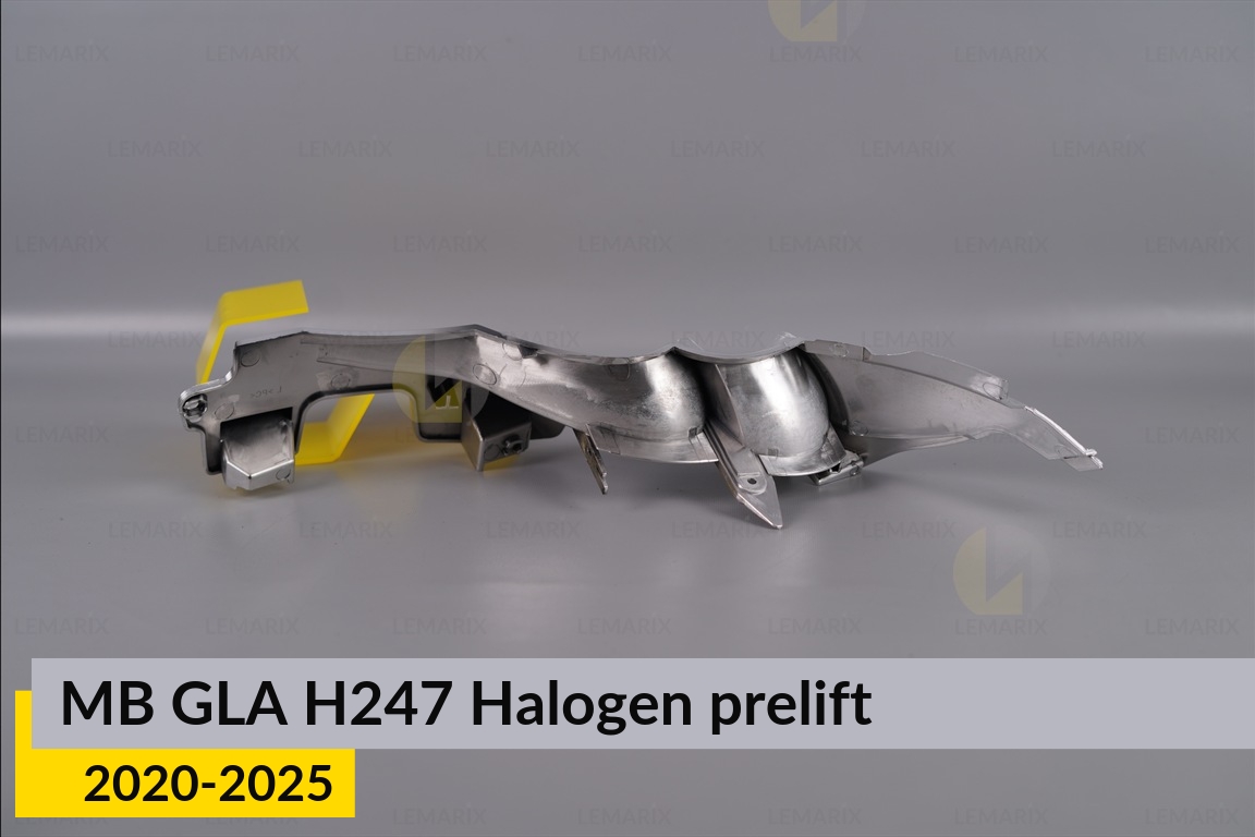 Хромована декоративна маска поворотника Mercedes-Benz GLA-Class H247 Halogen (2020-2025) дорест права