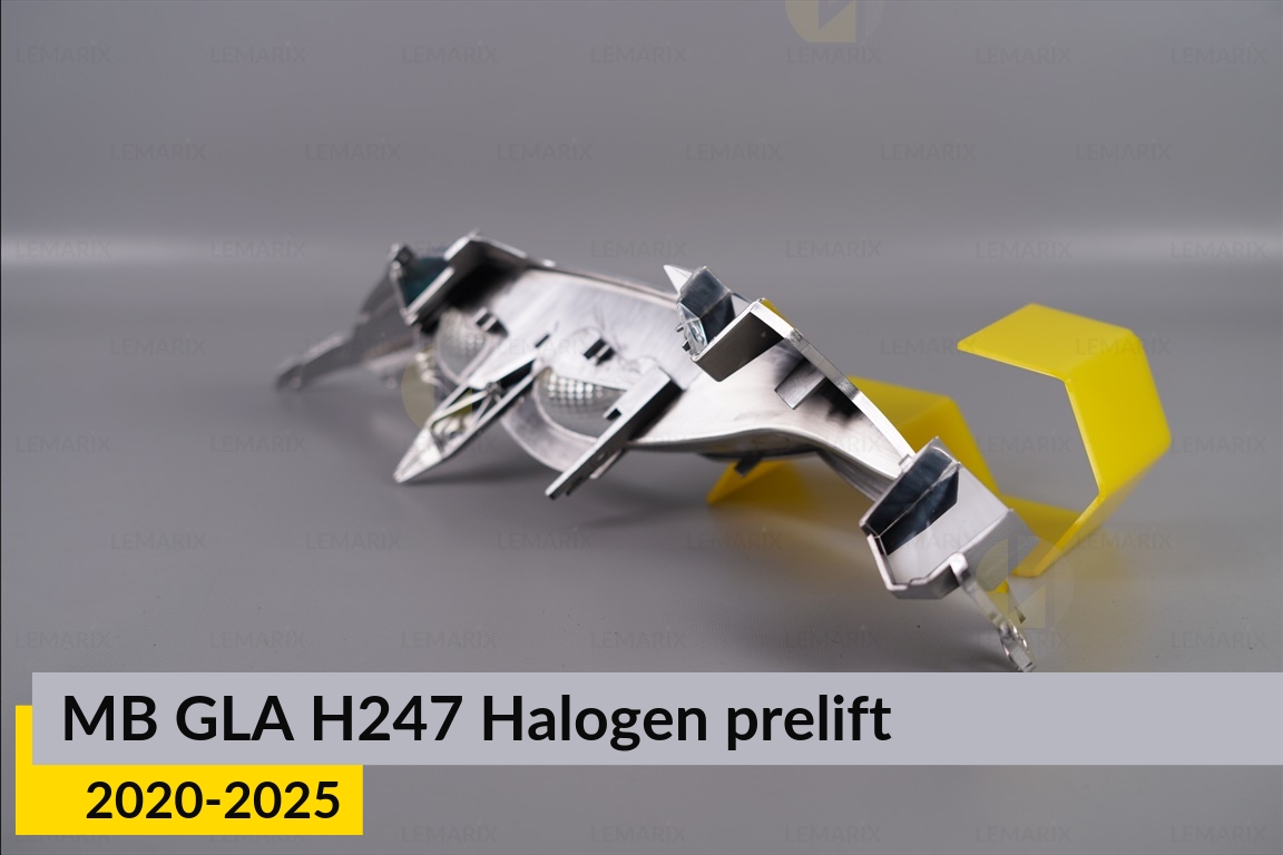 Хромована декоративна маска поворотника Mercedes-Benz GLA-Class H247 Halogen (2020-2025) дорест права