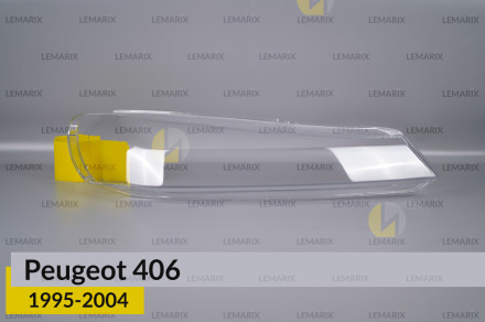 Стекло фары Peugeot 406 (1995-2004) правое